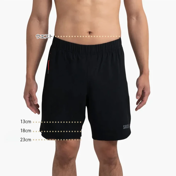 2N1 SHORTS サイズ表