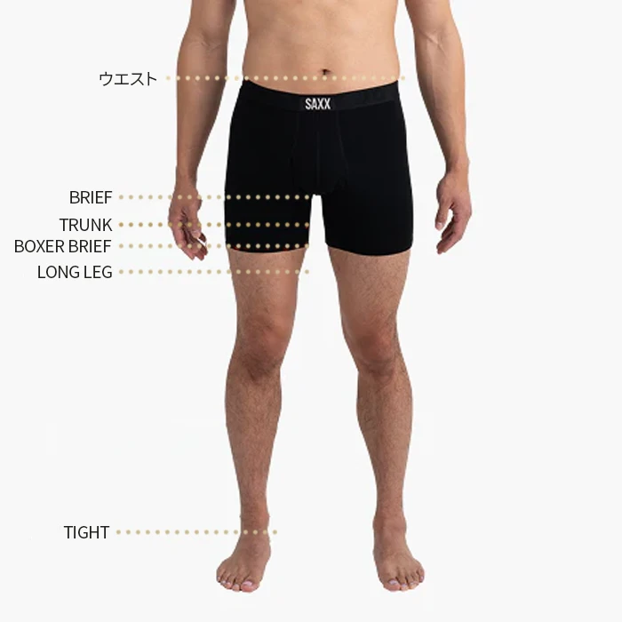 UNDERWEAR サイズ表